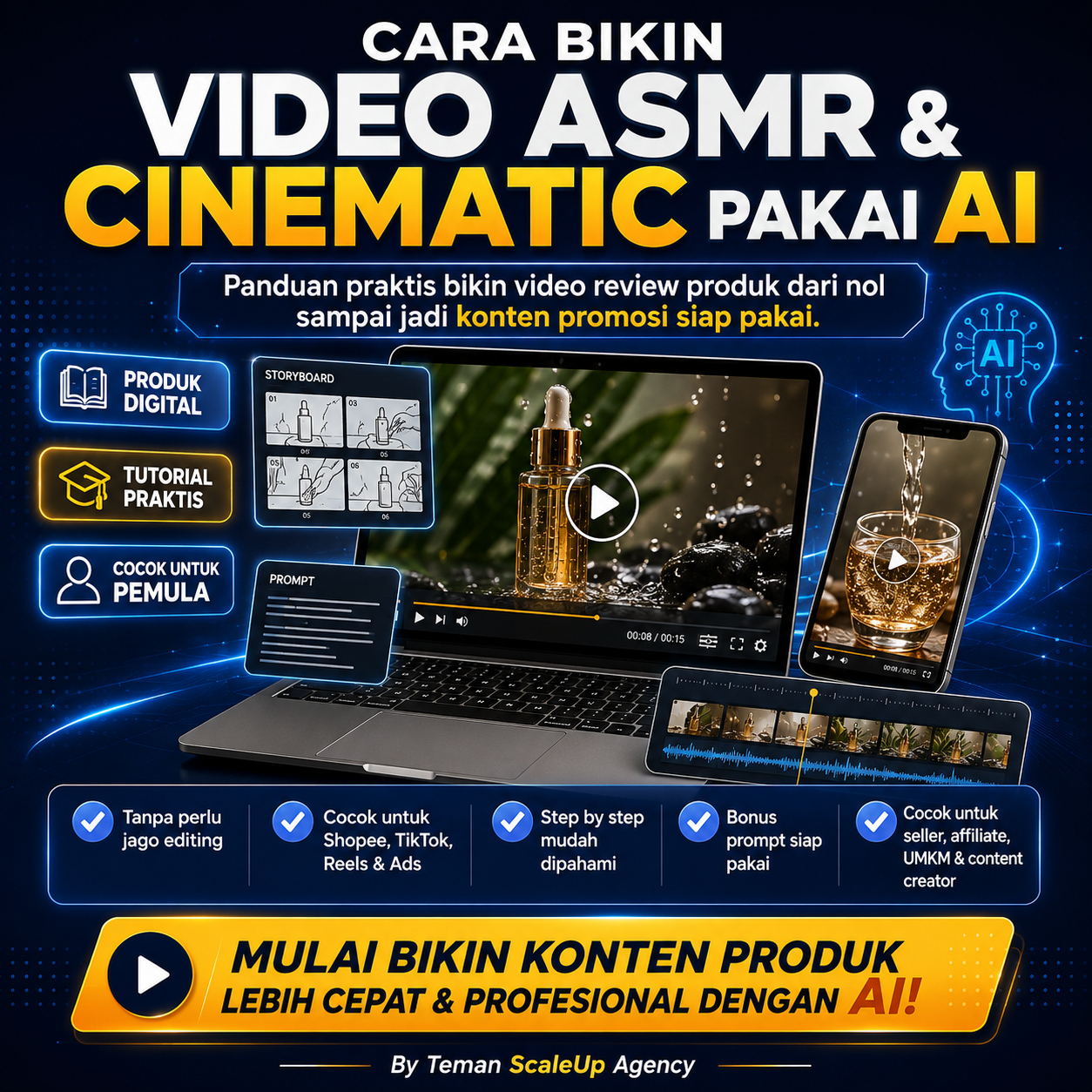 E-Course Cara Bikin Video ASMR & Cinematic Pakai AI